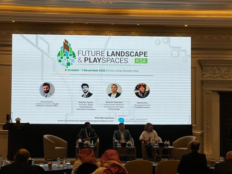 Participated in The 5th Future Landscape and Playspaces conference, KSA