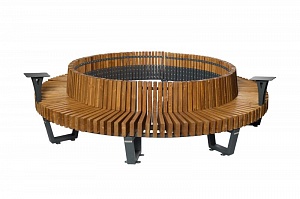 Table "Boston NEW" for radius benches