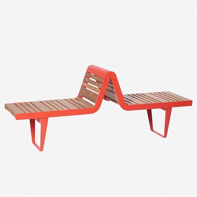 Bench «Infinity wood» (Sun louger)