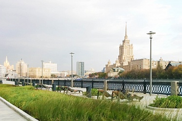 Krasnopresnenskaya embankment, Moscow (2017 year)