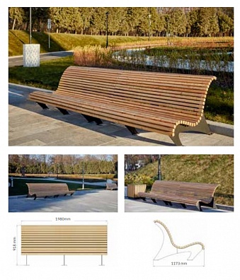 Bench «Severny Rechnoy vokzal» 