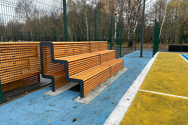 Sports cluster in Levoberezhny park. Moscow, Leningradskoe highway 136