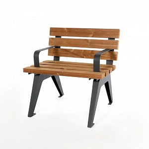 Bench with back "Aria"